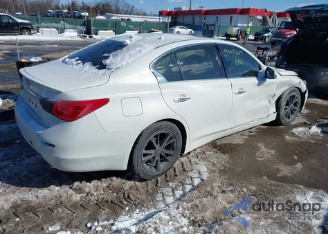 2015 Infiniti Q50 из США, поврежденный, VIN JN1BV7AR4FM420445